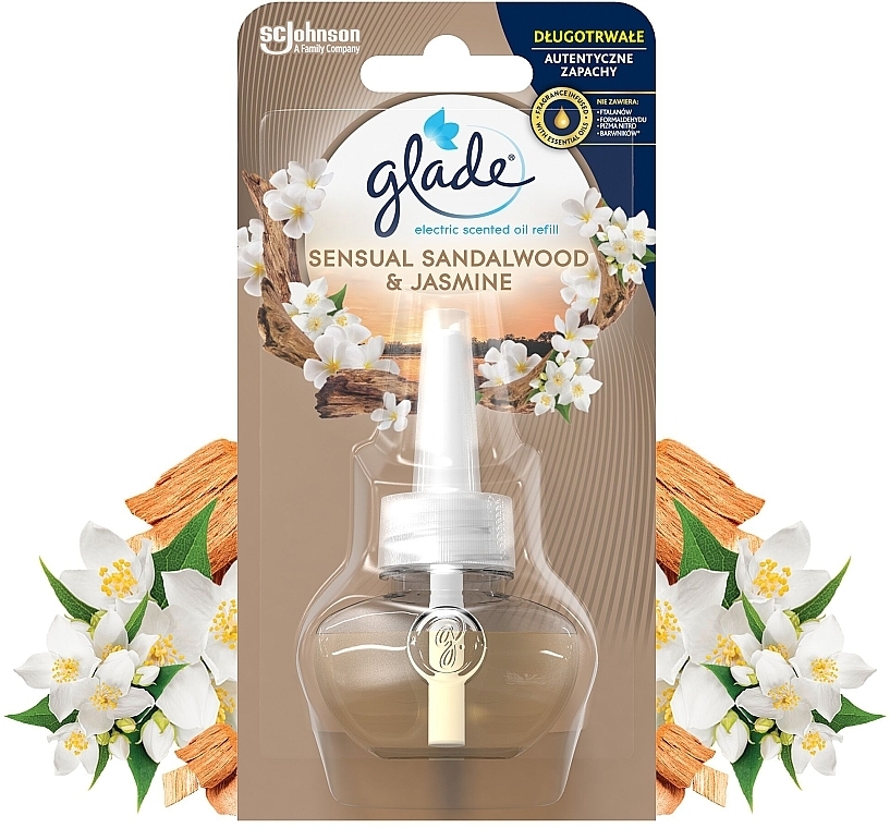 Glade Electric Scented Oil Sensual Sandalwood & Jasmine Refill (Ersatzgerät) - Elektrischer Lufterfrischer  — Bild N2