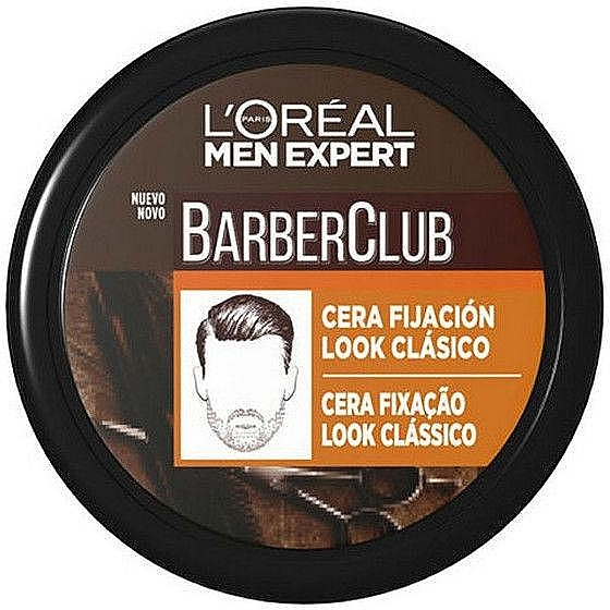 Langanhaltende Bartpomade Natürlicher Halt und Glanz - L'Oreal Men Expert Barber Club Soft Hold Wax — Bild N1