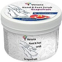 Düfte, Parfümerie und Kosmetik Hand- und Fußpeeling Grapefruit - Verana Hand & Foot Scrub Grapefruit 