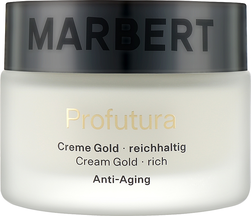 Reichhaltige Anti-Aging-Creme für trockene Haut - Marbert Profutura Cream Gold Rich — Bild N1