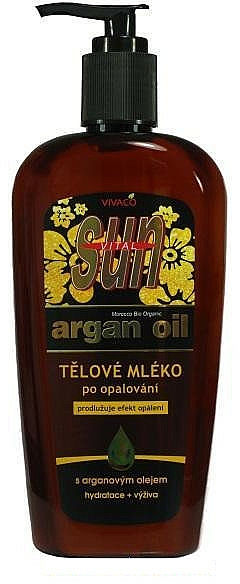After Sun Körperlotion mit Arganöl - Vivaco Sun Argan Oil Lotion After Sun Care — Bild N1