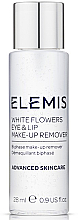 Düfte, Parfümerie und Kosmetik Zweiphasiger Make-up Entferner für Augen und Lippen mit weißen Blumen und Vitamin B5 - Elemis White Flowers Eye & Lip Make-Up Remover