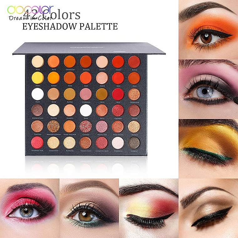 Lidschatten-Palette 45 Farben - Docolor PRO+ 42 Colors Eyeshadow Palette — Bild N5