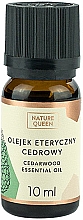 Düfte, Parfümerie und Kosmetik Ätherisches Zederholzöl - Nature Queen Essential Oil Cedarwood