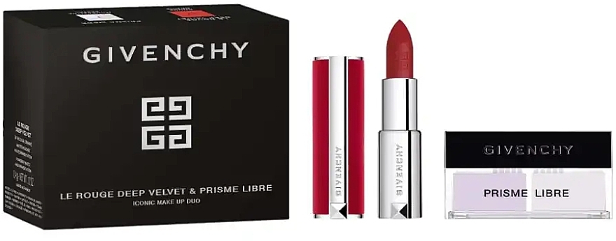 Set - Givenchy Make-Up Set (powder/9,5g + lipstick/3,4g) — Bild N1