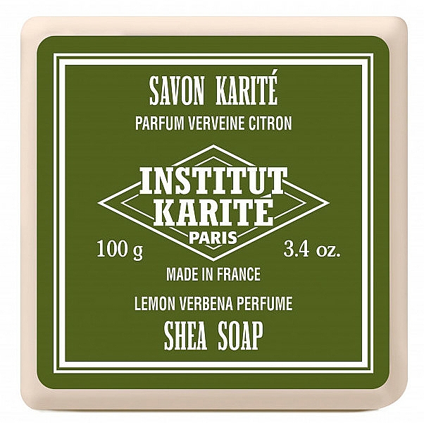 Seifenset - Institut Karite Shea Soap Trio Lemon Verbena, Almond & Honey and Lavender (Seife 100g + Seife 100g + Seife 100g) — Bild N2