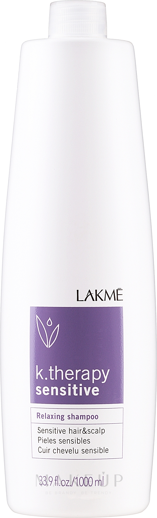 Shampoo für empfindliche Kopfhaut - Lakme K.Therapy Sensitive Relaxing Shampoo — Bild 1000 ml