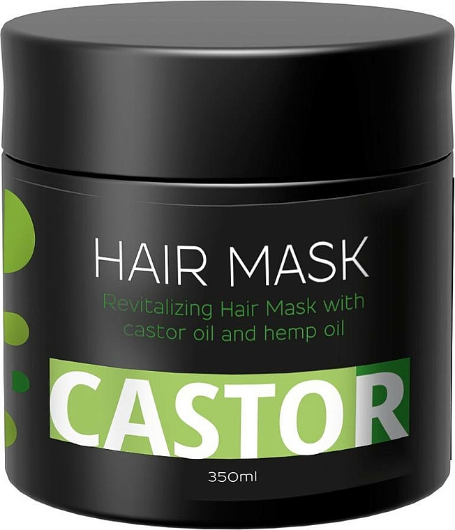 Feuchtigkeitsspendende und stimulierende Haarmaske mit Rizinus- und Hanföl - Yofing Revitalizing Hair Mask With Castor Oil And Hemp Oil — Bild N1