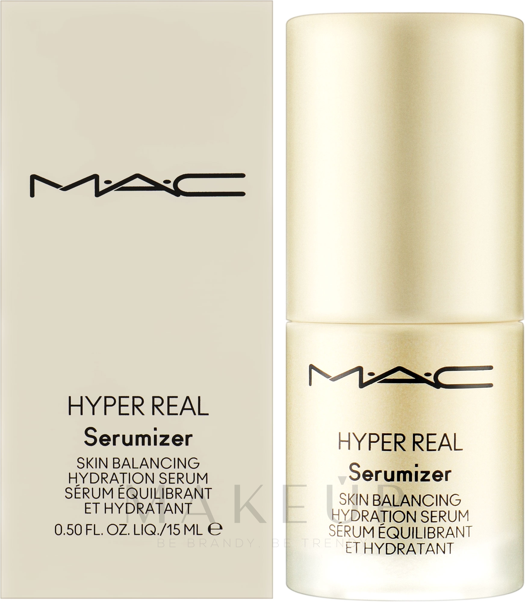 Feuchtigkeitsspendendes Gesichtsserum - M.A.C Hyper Real Serumizer Skin Balancing Hydration Serum — Bild 15 ml