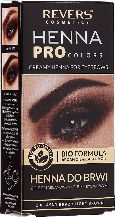 Henna für Augenbrauen - Revers Henna Pro Colors — Bild N1