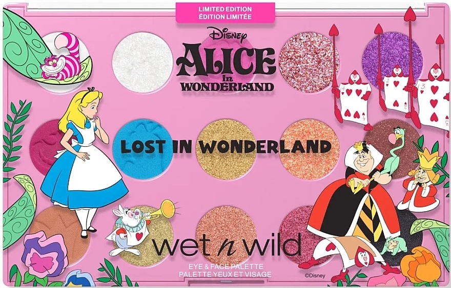 Augen- und Gesichts-Make-up-Palette - Wet N Wild Alice in Wonderland Lost In Wonderland Eye & Face Palette  — Bild N1