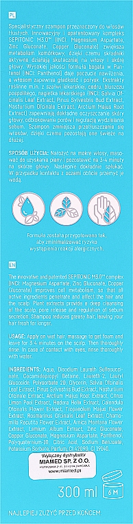 Feuchtigkeitsspendendes Shampoo mit Zeder, Efeu und Ringelblume - BasicLab Dermocosmetics Capillus Shampoo For Greasy Hair — Bild N3