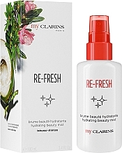 Feuchtigkeitsspendender und erfrischender Gesichtsnebel - Clarins My Clarins Re-Fresh Hydrating Beauty Mist — Bild N2
