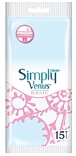 Düfte, Parfümerie und Kosmetik Einweg-Rasierer 15 St. - Gillette Simply Venus 3 Basic 