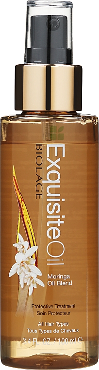 Pflegendes Moringaöl für alle Haartypen - Biolage Exquisite Oil Replenishing Treatment — Foto N1