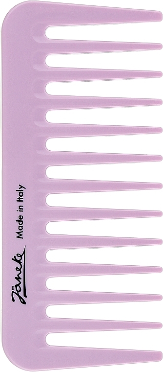 Haarkamm mit breiten Zähnen 82872 lila - Janeke Mini Supercomb Wide Teeth Lilac Fluo — Bild N1