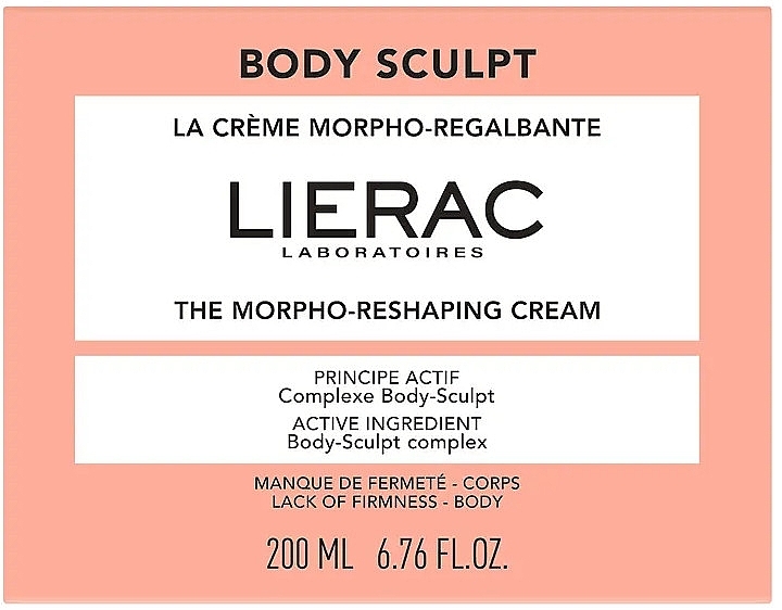 Lierac Body Sculpt The Morpho-Remodelling Cream  - Lierac Body Sculpt The Morpho-Remodelling Cream — Bild N2