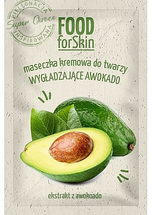 Glättende Creme-Maske für das Gesicht mit Avocadoextrakt - Marion Food for Skin Cream Mask Smoothing Avocado