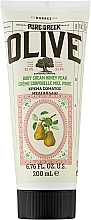 Düfte, Parfümerie und Kosmetik Körpercreme Honigbirne - Korres Pure Greek Olive Body Cream Honey Pear
