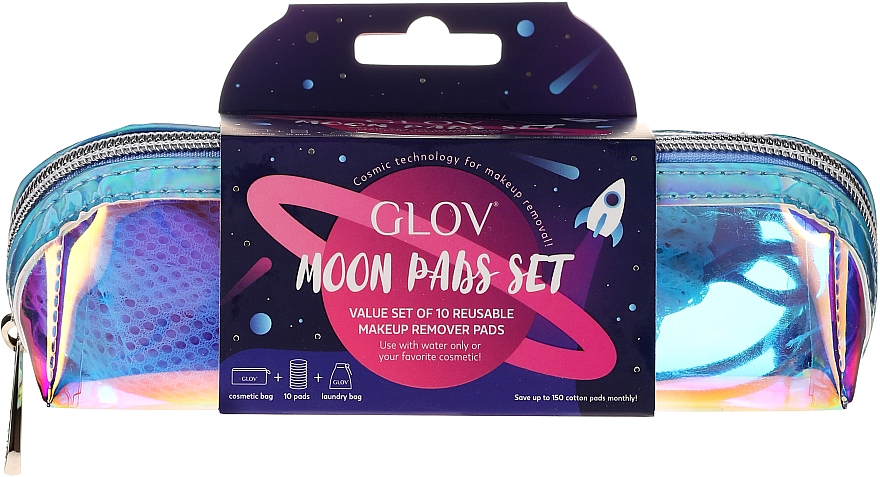 Wiederverwendbare Kosmetikpads 10 St. - Glov Moon Pads Set — Bild N1