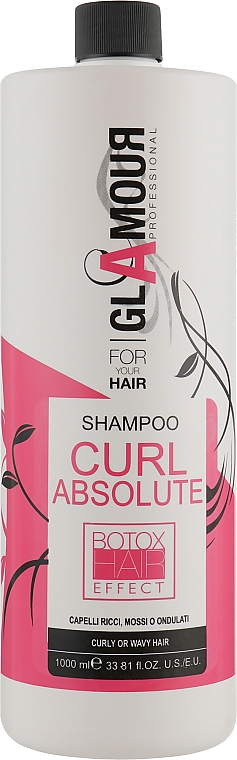 Shampoo für lockiges und gewelltes Haar mit Botox-Effekt - Erreelle Italia Glamour Professional Shampoo Curl Absolute — Bild N3