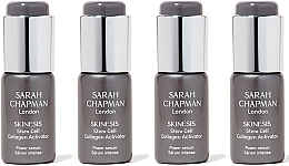 Düfte, Parfümerie und Kosmetik Set - Sarah Chapman Stem Cell Collagen Activator Set (Serum 4x10ml + Kosmetiktasche) 