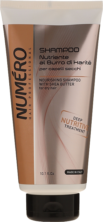 Nährendes Shampoo mit Sheabutter für trockenes Haar - Brelil Numero Nourishing Shampoo With Shea Butter — Foto N1