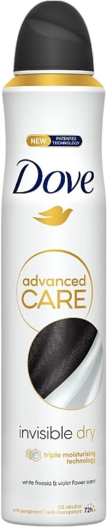 Deospray Antitranspirant - Dove Advanced Care Invisible Dry Antiperspirant Deodorant Spray — Bild N1