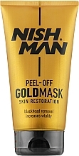Düfte, Parfümerie und Kosmetik Peel-Off Goldene Maske - Nishman Peel-Off Gold Mask