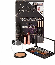 Make-up Set - Makeup Revolution The Rock Star (Lidschattenpalette 16.5g + Highlighter 6.5g + Make-up Fixierspray 100ml + Lippenstift 3.5g + Augenkonturenstift 1.2g + Pinsel 3St.) — Bild N2