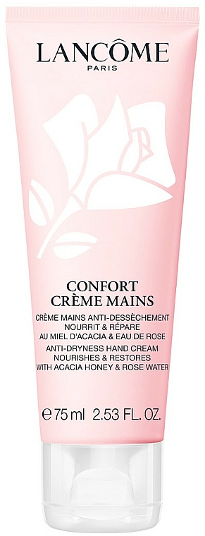 Nährende regenerierende und feuchtigkeitsspendende Handcreme mit Akazienhonig und Rosenwasser - Lancome Confort — Bild N1