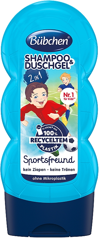 2in1 Shampoo und Duschgel für zarte Kinderhaut Sportsfreund - Bubchen Kids Shampoo and Shower — Bild N1