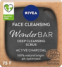 Düfte, Parfümerie und Kosmetik Natürliches Gesichtspeeling - Nivea WonderBar Deep Cleansing Scrub