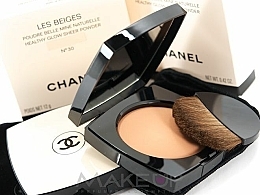 Schimmernder Kompaktpuder mit LSF 15 - Chanel Les Beiges Healthy Glow Sheer Powder SPF15/PA++ — Foto N2