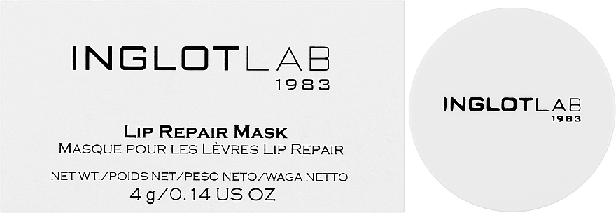 Revitalisierende Lippenmaske - Inglot Lab Repair Lip Mask — Bild N3
