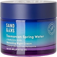 Düfte, Parfümerie und Kosmetik Nachtcreme für das Gesicht - Sand & Sky Tasmanian Spring Water Renewing Night Cream