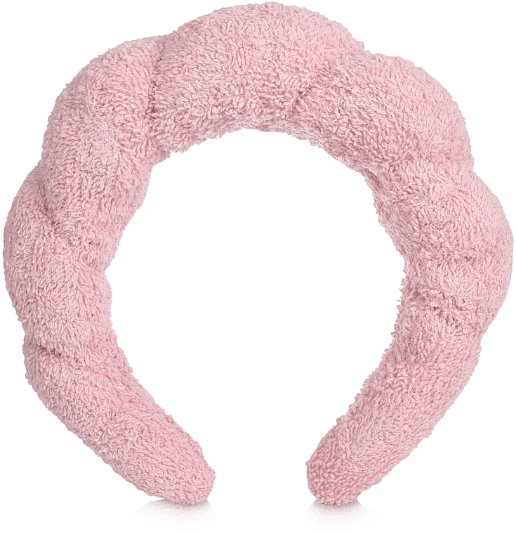 Haarreif Easy Spa rosa - MAKEUP Spa Headband Face Washing Pink — Bild N4