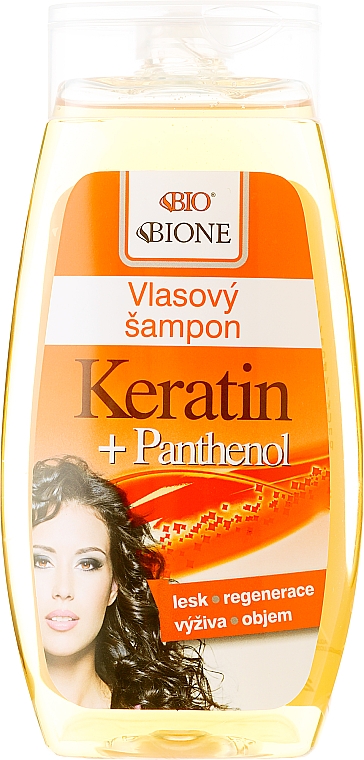 Regenerierendes Haarshampoo mit Keratin und Panthenol - Bione Cosmetics Keratin + Panthenol Hair Shampoo — Bild N1