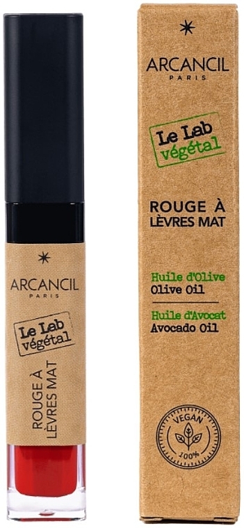 Lippenstift - Arcancil Paris Le Lab Vegetal Rouge A Levres Mat — Bild N2