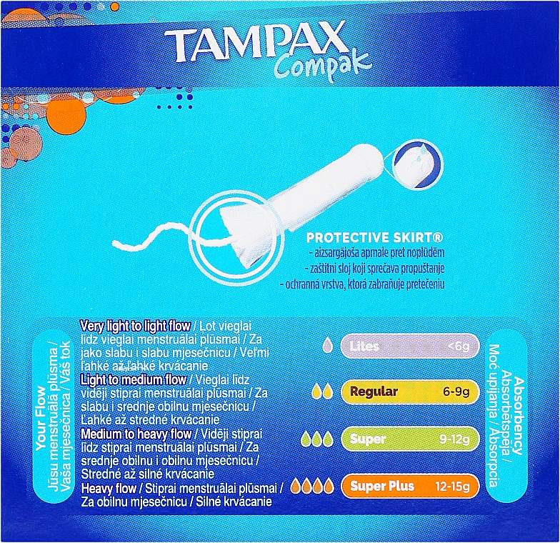 Tampons mit Applikator 16 St. - Tampax Compak Super Plus — Bild N3