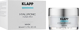 Feuchtigkeitsspendende Gesichtsmaske mit Hyaluronsäure - Klapp Hyaluronic Mask — Bild N2