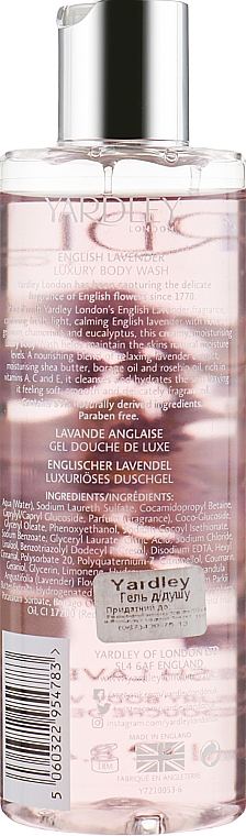 Duschgel Englischer Lavendel - Yardley English Lavender Body Wash — Bild N2