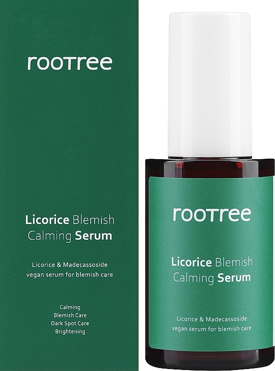 Beruhigendes Serum gegen Hautunreinheiten - Rootree Licorice Blemish Calming Serum — Bild N1