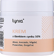 Gesichtscreme mit Zink 10% - Lynia Zinc 10% Crem — Bild N1
