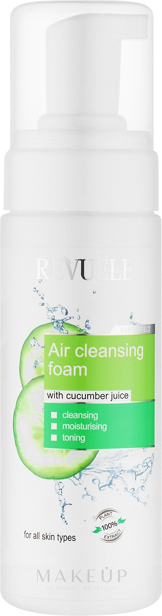 Reinigungsschaum mit Gurkensaft - Revuele Air Soft Cleansing Foam Cucumber Juice — Bild 150 ml