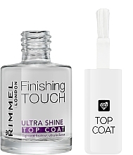 Ultraglänzender Nagelüberlack - Rimmel Finishing Touch Ultra Shine Top Coat — Bild N2