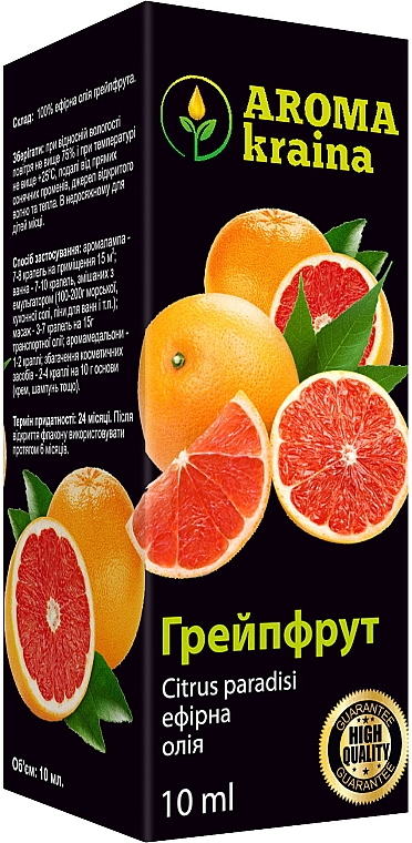 Ätherisches Öl Grapefruit - Aroma Kraina — Bild N1