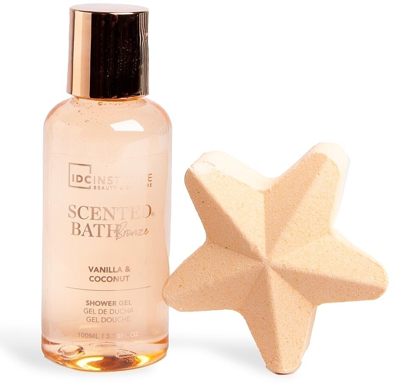 Körperpflegeset - IDC Institute Scented Bath Bronze (Duschgel 100ml + Badebombe 50g) — Bild N2