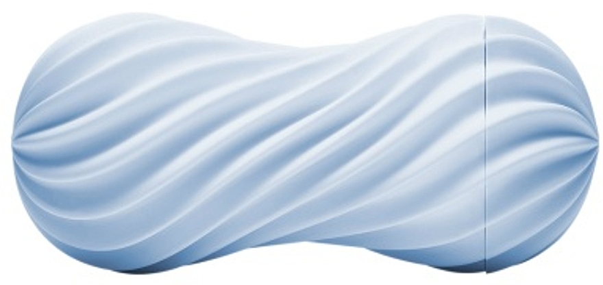 Masturbator mit Dreheffekt blau - Tenga Flex Bubbly Blue  — Bild N1
