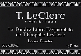 Loses Gesichtspuder - T. LeClerc Le Poudre Libre Dermophile — Bild N2